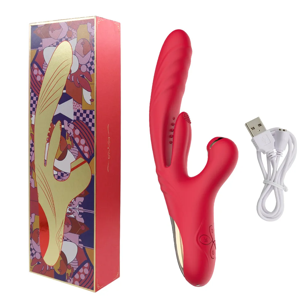 Étirement gode vibrateur pour femme 265mm de Long gros lapin sucer jouet femme Clitoris ventouse vagin Clitoris stimulateur sexy Machine