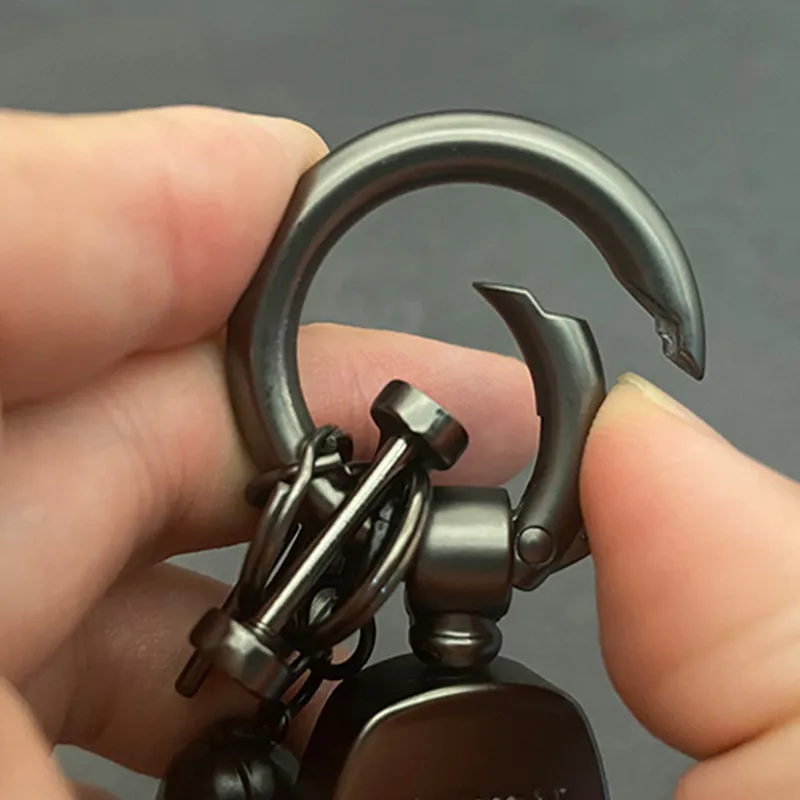 Keychain Astronaut Hangleer Leer Key Chain Ring Ornamenten Geschenken voor mannen en vrouwen CAR Keychain Accessoires 220516