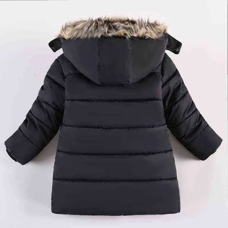 Boys Down Jackets 510 Year 2022 Winter Teenager Boy Thick Warm Cotton Hooded Jackets Outerwear Children Clothes Windbreaker Jacke6861996