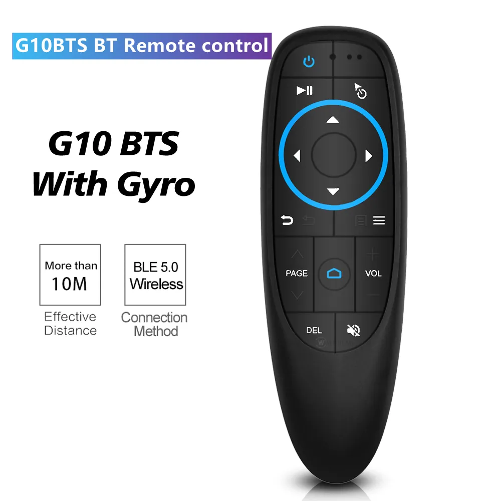 G10S Pro BT Ses Uzaktan Kumanda G10BTS 2.4G Kablosuz Hava Fare Gyroskope Akıllı TV Uzaktan Kumanda Android TV Kutusu için A95X F3 X96 H96 Max Mini