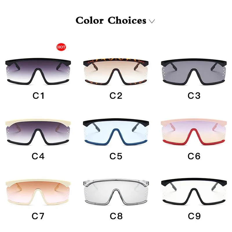 Occhiali da sole oversize quadrati colorati vintage uomo donna designer moda occhiali da sole UV400 occhiali da sole uomoocchiali da soleocchiali da sole333M