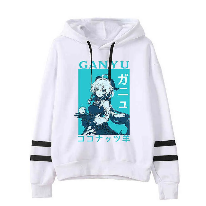 Cartoon Hu Tao Kawaii Hoodie Open World Adventure Game Genshin Impact Hoodie Women Hoodies Графическая уличная одежда Y220713