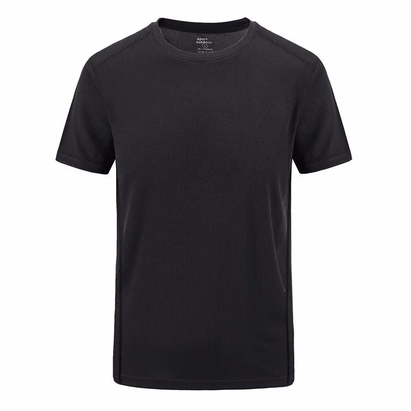 Surdimensionné 7XL 8XL T-shirt à séchage rapide T-shirt de sport d'été pour hommes T-shirt à manches courtes à col rond pour hommes T-shirt de sport de jogging Marque Top CX220421