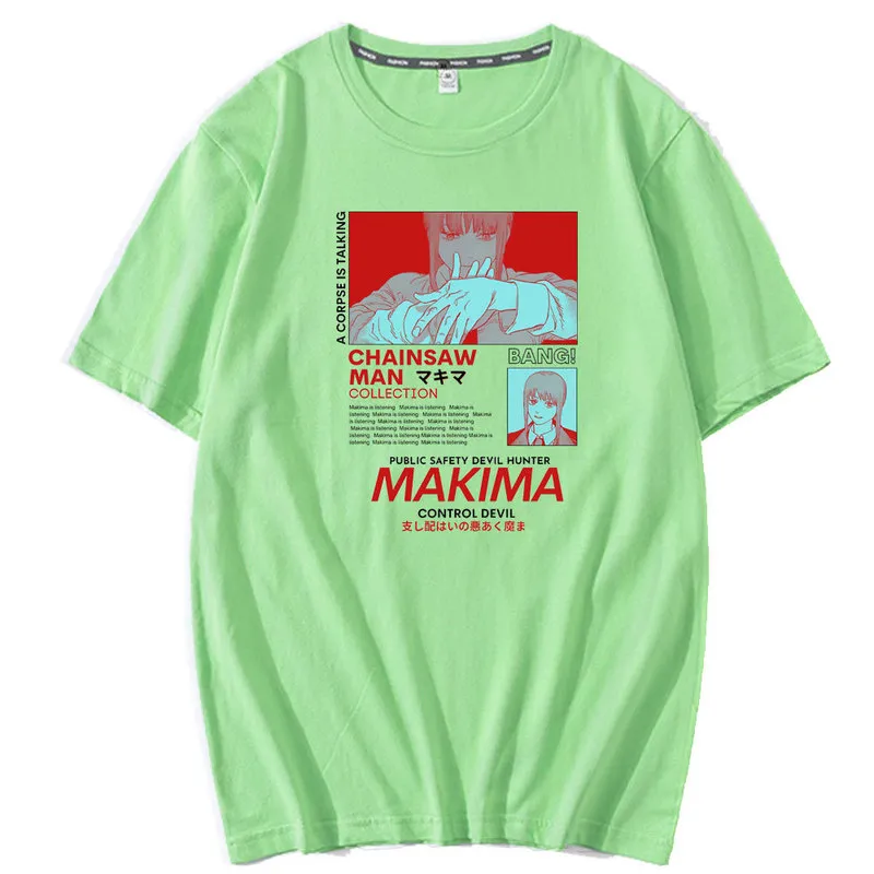 Men Chainsaw Man Warrior Denji T Shirt Manga Cotton Short Sleeve O Neck Tee Shirt Unique TShirts men Street Harajuku men tshirt 220610