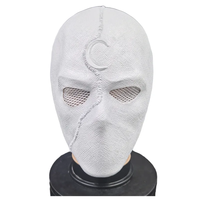 Movie Moon Knight Face Mask Helmet Comics Halloween Mask Moon Knight Cosplay Mask Mask Props Accessori 220704