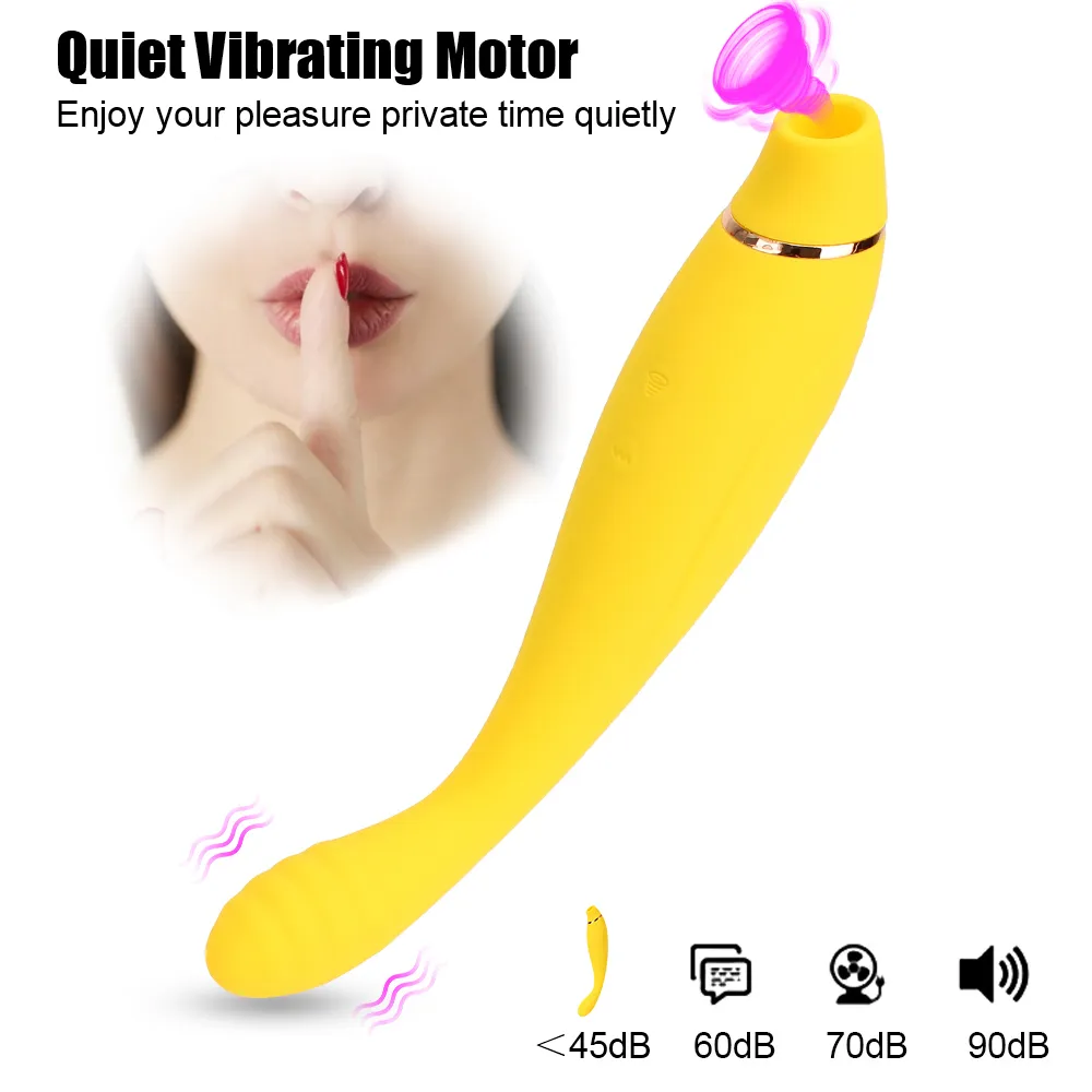 IKOKY Nipple Clitoris Stimulator sexy Toys for Women Adult Products AV Wand Vagina Massage 10 Modes Sucking Vibrator Clit Sucker