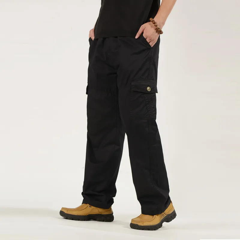 Men Pants Large size Big 6XL Plus s Cargo Trousers For Sports Military Style Jogger Male 220719