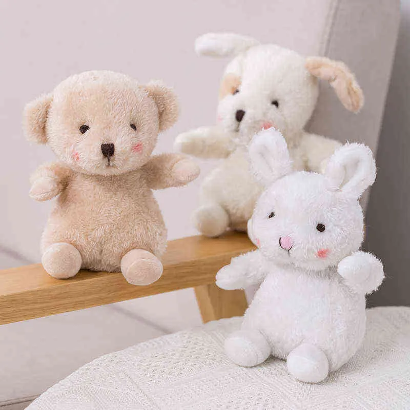 CM Soft Baby Sussen Cuddle Cartoon Dog Rabbit Bear Sheep Duck Cuddles Doll Barnleksaker Födelsedagspresent till barn J220704