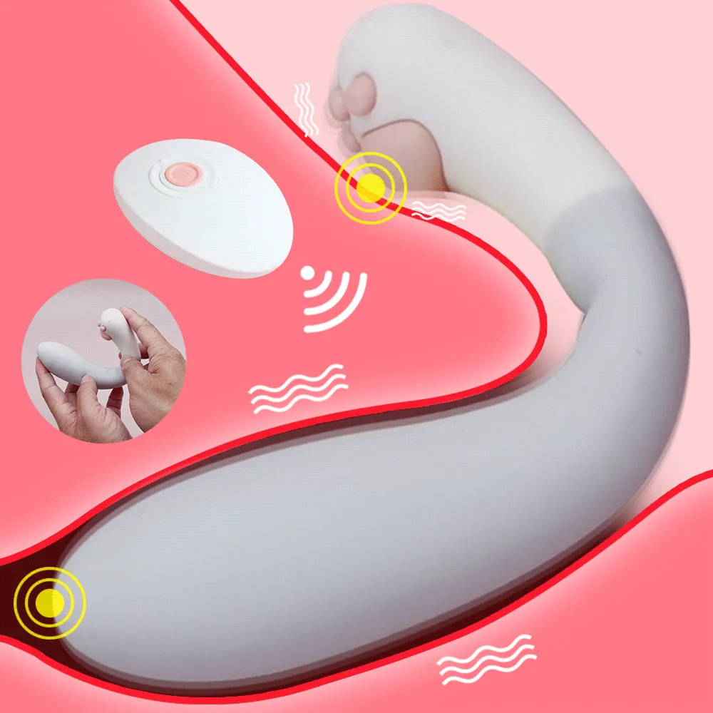 Cat Claw Wireless Remote Control Vibrator for Women Wearable Dildo GSpot Bendable Stimulator Double Vibrators sexy Toy For Aldult