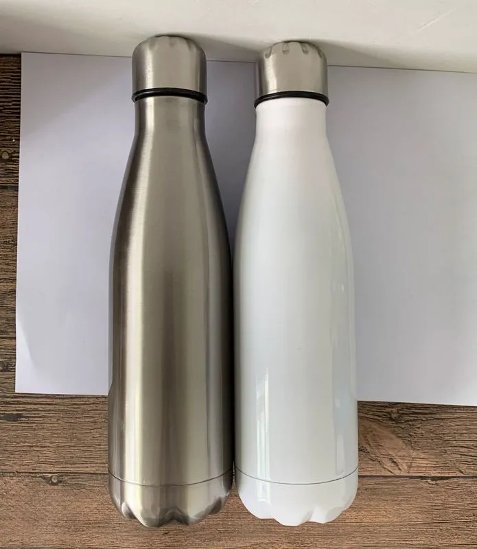 DIY 350500ml Cola Thermos Yaratıcı Hediye Vakum Şişesi Özelleştir Baskı Adı Po Paslanmaz Çelik Çift Duvarlı Termal Kupa 220704