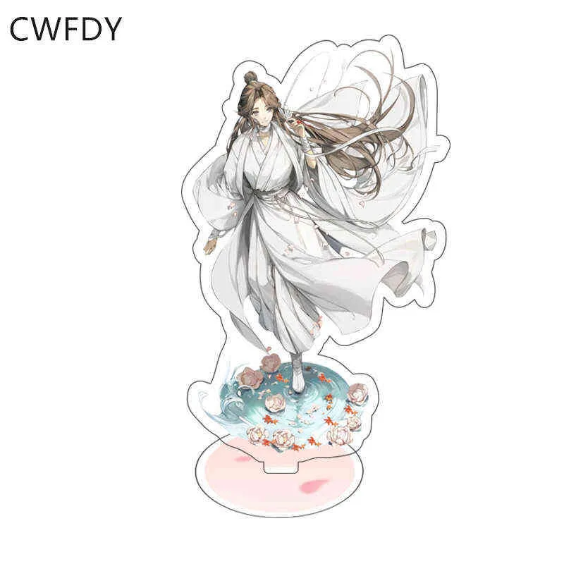 Mieszany anime brelok xie lian hua cheng cosplay breloczek breloczek tian guan ci fu stojak akrylowy ładny zabawa kawaii moda oranments rekwizyty AA220318