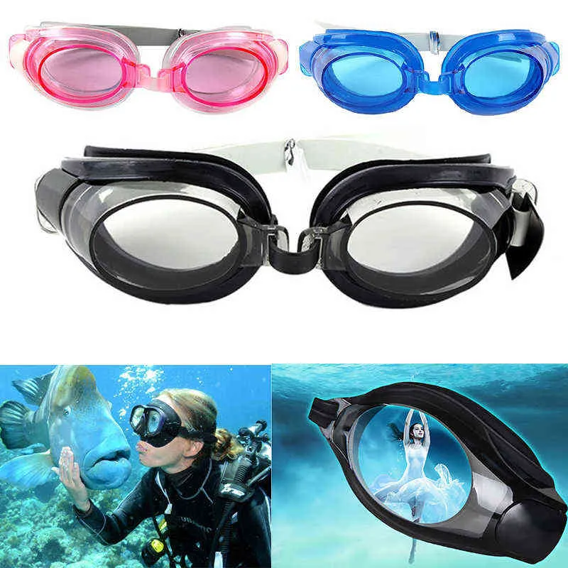 3in1 Kids Goggles de natação óculos de nadar com óculos de sol Anti nevo