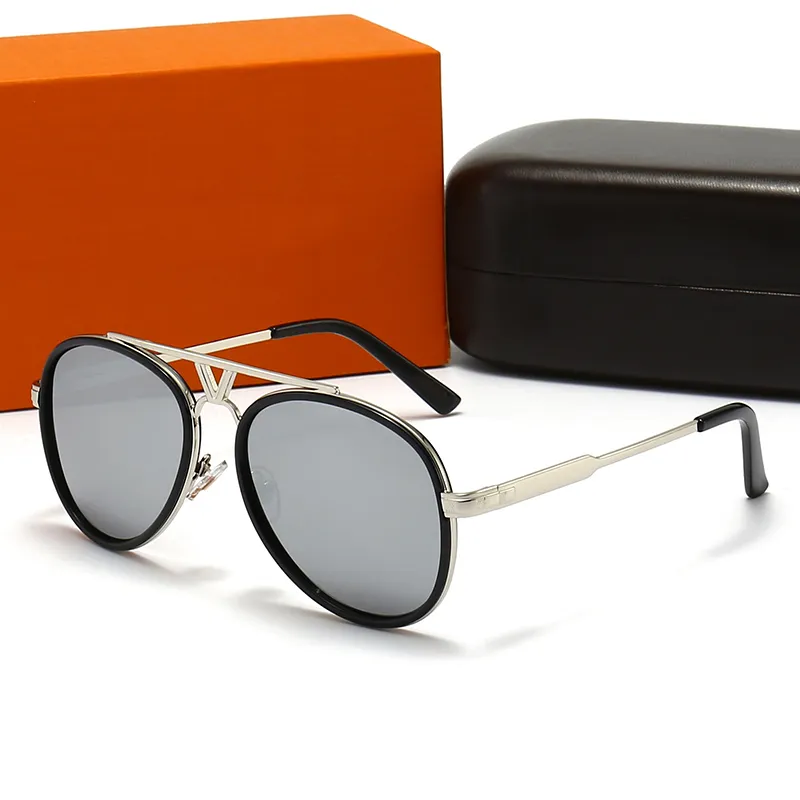 0948 1 шт. модные круглые солнцезащитные очки солнцезащитные очки дизайнерский бренд черный металлический каркас темные 50 мм стеклянные линзы для мужчин и женщин Bet2361