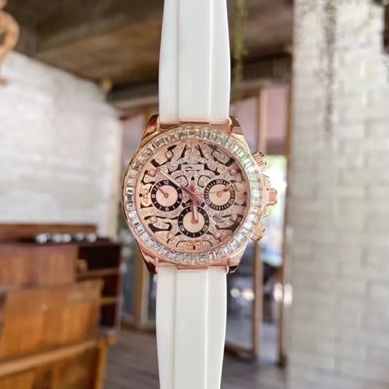 Оригинальные часы 116508, импортный кварцевый механизм, минеральный суперпрочный стеклянный резиновый ремешок, удобный для ношения246b