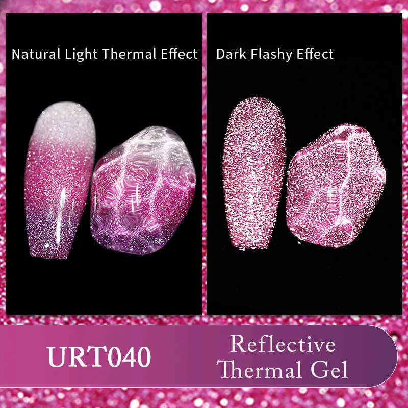 NXY Nail Gel Reflective Glitter Thermal Uv Polish Dark Flashy Color Changing Soak Off Art Varnishes All for Manicure 0328