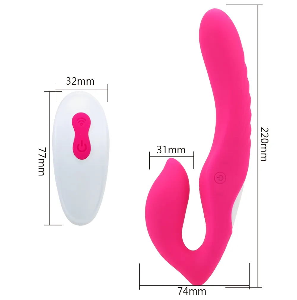 Оло без бретелек Странтон фаллоимитатор вибратор двойной вибрирующий анальный массажер проникновение проникновения на фаллоимитаторы сексуальные игрушки для пар лесбиянок