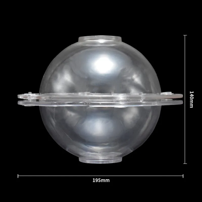 초콜릿 폭탄 케이크 젤리 돔 무스 제과 220518 만들기 베이킹을위한 3D 큰 구체 폴리 카보네이트 초콜릿 몰드 볼 몰드