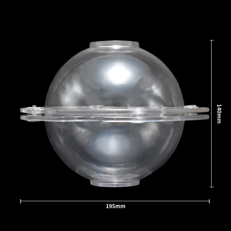 3D Big Sphere Polykarbonatchokladform Bollformar för bakning av chokladbombe Jelly Dome Mousse Confectionery 2205185245310