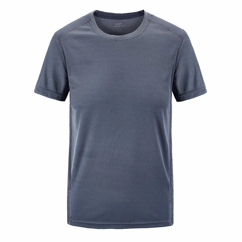 Surdimensionné 7XL 8XL T-shirt à séchage rapide T-shirt de sport d'été pour hommes T-shirt à manches courtes à col rond pour hommes T-shirt de sport de jogging Marque Top CX220421