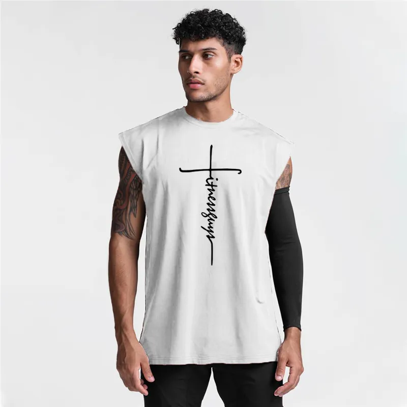 Ragazzi di fitness Abbigliamento da palestra Maglia Canotte da allenamento ad asciugatura rapida Canotta da bodybuilding Canotta da uomo senza maniche muscolare Canottiera sportiva 220611