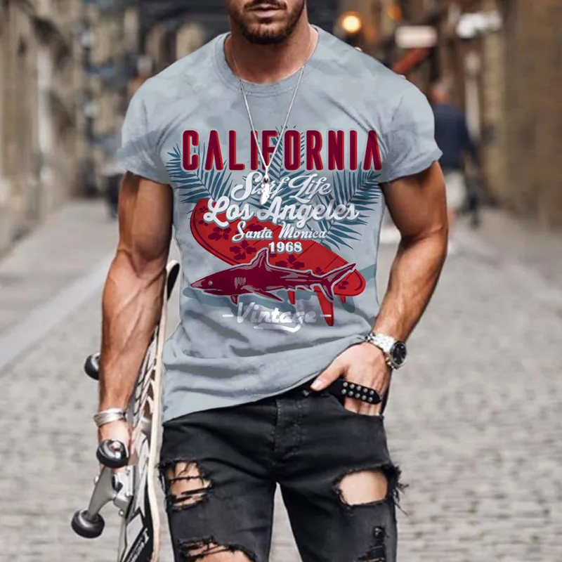 T-shirt da uomo estive Teschio stampa 3D Abbigliamento casual a maniche corte che vende Streetwear Moda Uomo Donna t-shirt 220712