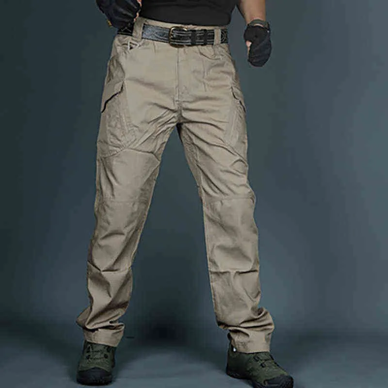 6xl Городских военных тактических штанов Эластичные боевые боевые брюки армии многие карманы водонепроницаемые износостойкие.