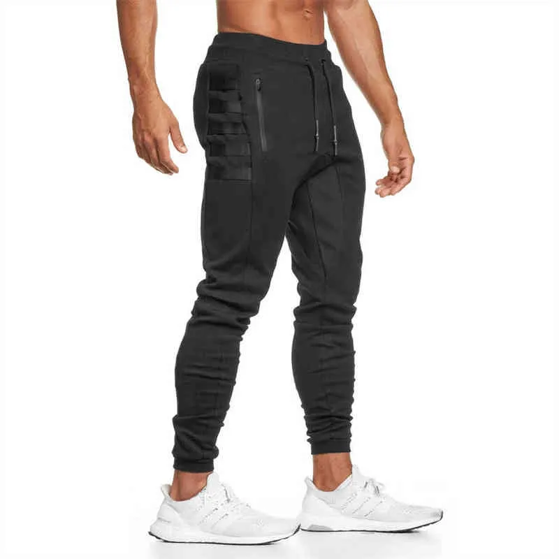 Schwarz Jogger Jogginghose Männer Casual Hosen Gym Workout Baumwolle Sportswear Hosen Herbst Männlichen Fitness Crossfit Training Trackpants G220713