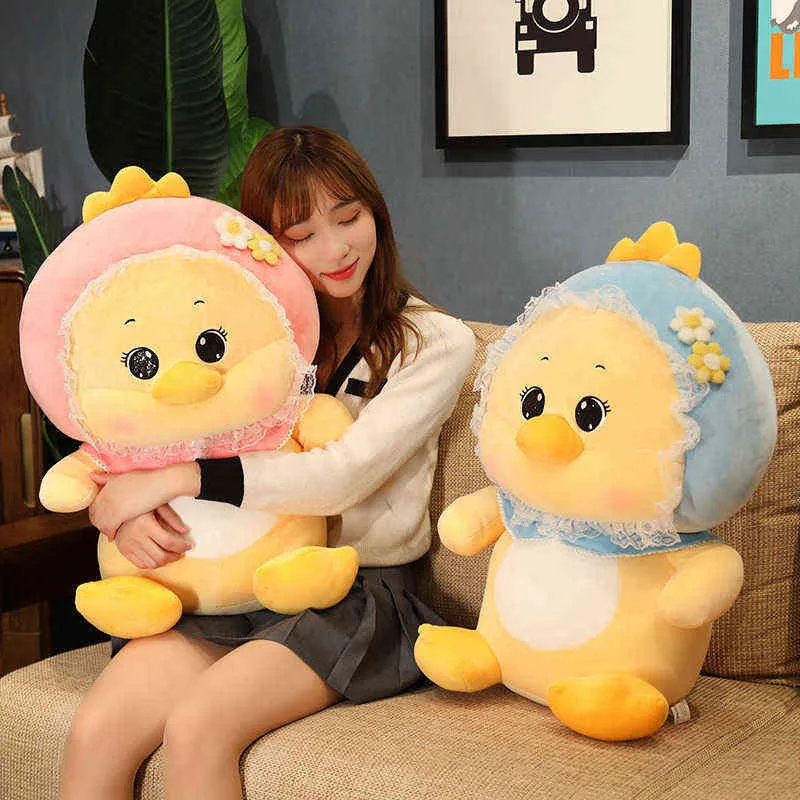 Pc Cm Kawaii Coat Chicken Plush Toy Beautiful Cuddle Animal Pillow Stuffed Soft Birthday Gift For Children Girls J220704