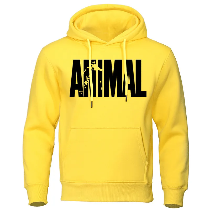 Männer Hoodies ANIMAL Print Sportswear Sweatshirts Herbst Winter Baumwolle Top Mode Qualität Männliche Kleidung Casual Pullover L220815