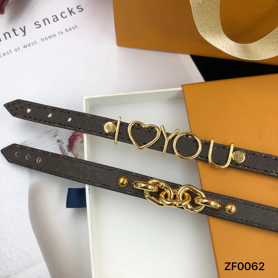 Mode or amour coeur bracelet à breloques femmes hommes amoureux en cuir chanceux tressé réglable Couple Bracelets bijoux avec Box222o