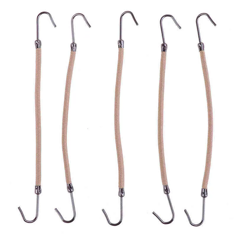 5 sztuk / partia Claw Elastyczne klipy Ponytail Hooks Headband Guma Bands Braid Grube / Kręcone narzędzia do stylizacji włosów AA220323