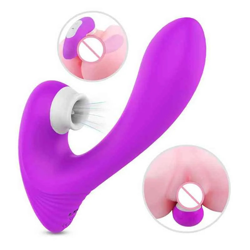 NXY Vibrators Vibrador de placer para mujer juguetes estimulacin l cltoris succin estimulador l punto G regalo fiesta 0406