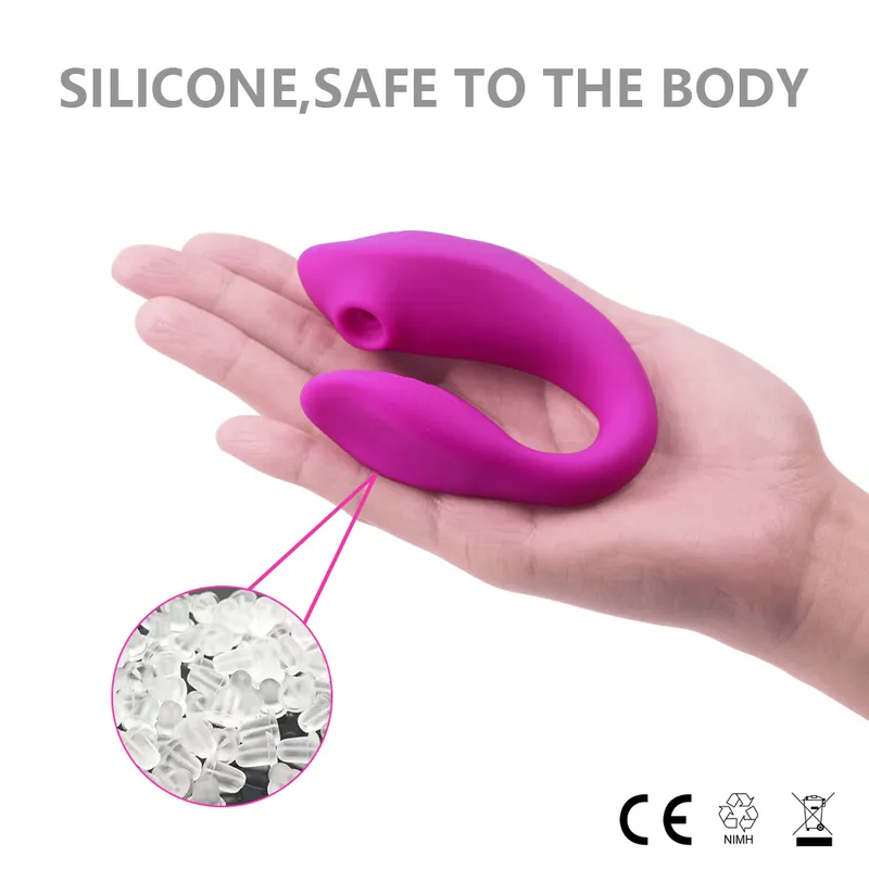 10 modes Vagin portable vibratrice G Clit Spot Sucker Stimulator Clitoris Stimulator Télécommande