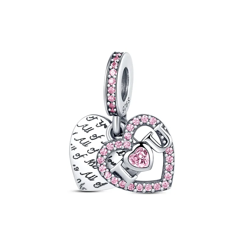 925 Gümüş Boncuk Fit Takılar Pandora Charm Bilezik Erkek Kız Uçak Globetrotter Seni Seviyorum Ev Şanslı Charmes Ciondoli DIY İnce Boncuk Takıları
