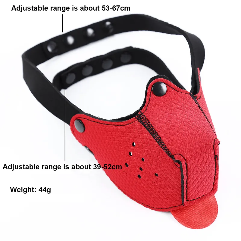 20 styles de masque de capuche de chien de jeu de chiot en néoprèneBdsm Bondage esclave animal de compagnie jeu de rôle masque de chiot de fêtemuseau amoviblejouet sexuel de flirt pour couple 24734762