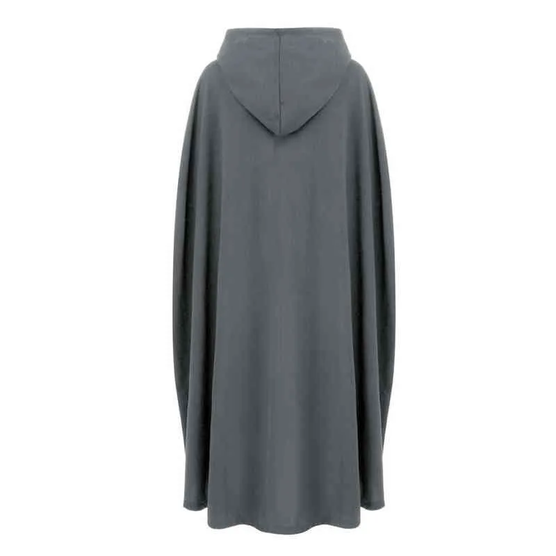 Kvinnors trenchcoat Öppna Vest Jacket Cape Coat Poncho Plus High Quality Elegant Temperament Jacket L220725