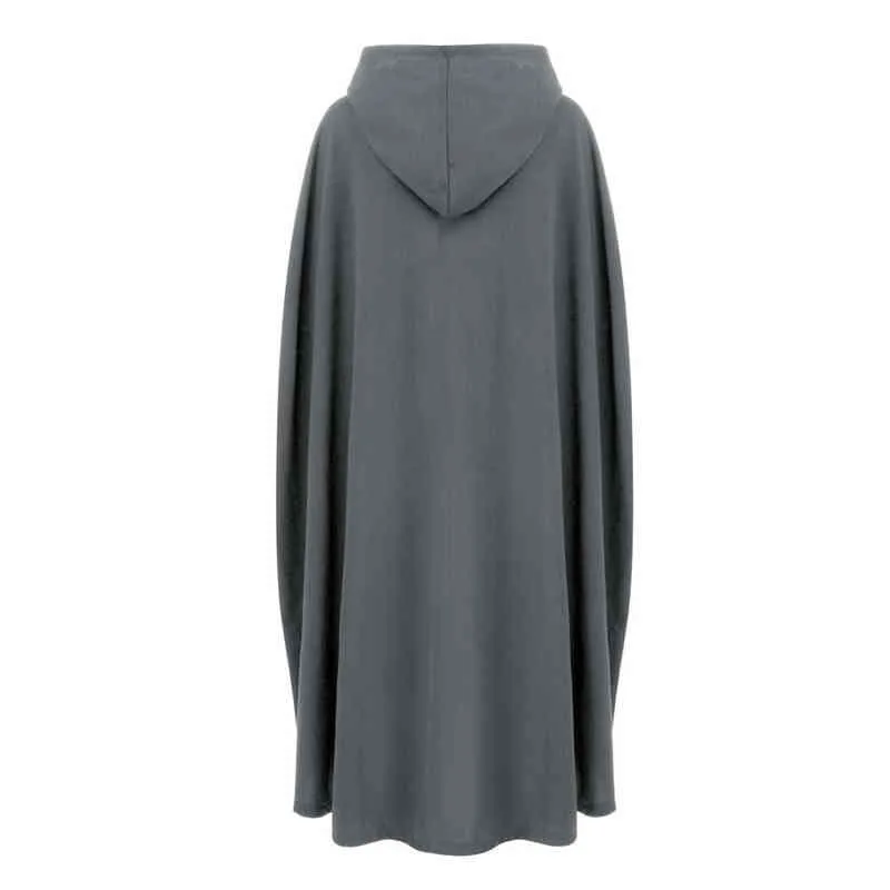 Women's Trenchcoat Open Vest Jacket Cape Coat Poncho بالإضافة إلى جودة مزاجية عالية الجودة L220725