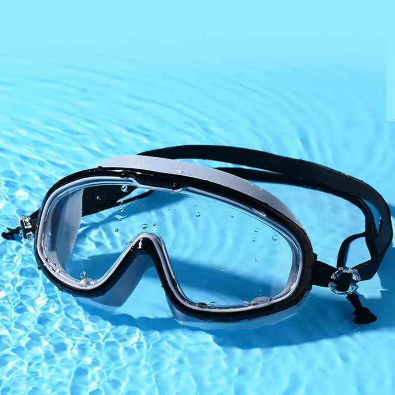 Schwimmen Wasser Gläser Berufs Schwimmen Brille Erwachsene Wasserdichte Schwimmen UV Anti Nebel Schwimmen Brillen G220422