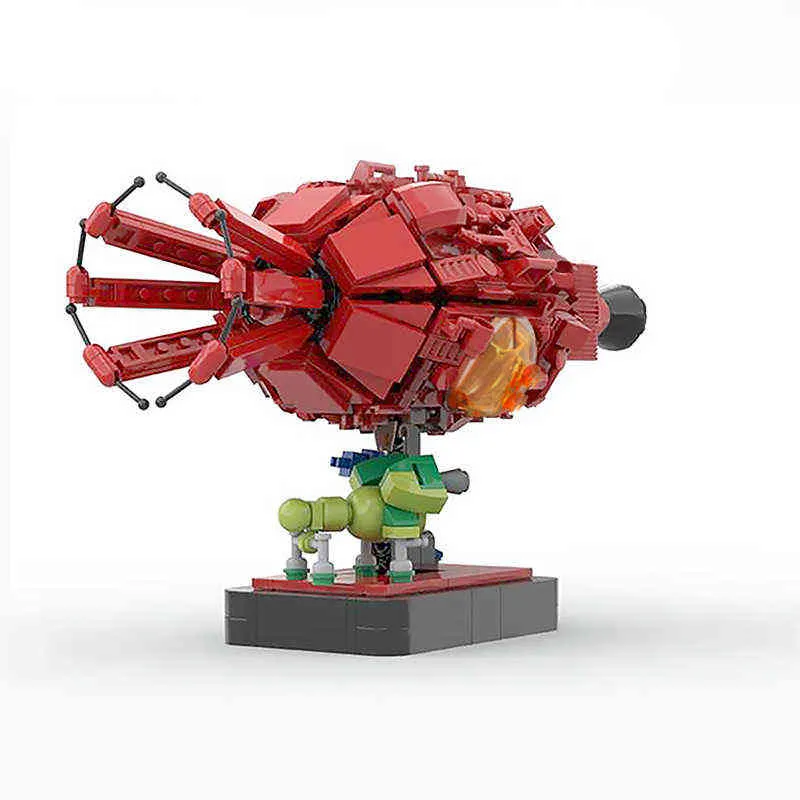 Blokkeert MOC Britse stijl Creators Space Exploration Series Red Dwarf en Starbug Building Blocks Bricks Educational Kid Childrens Toys T230103