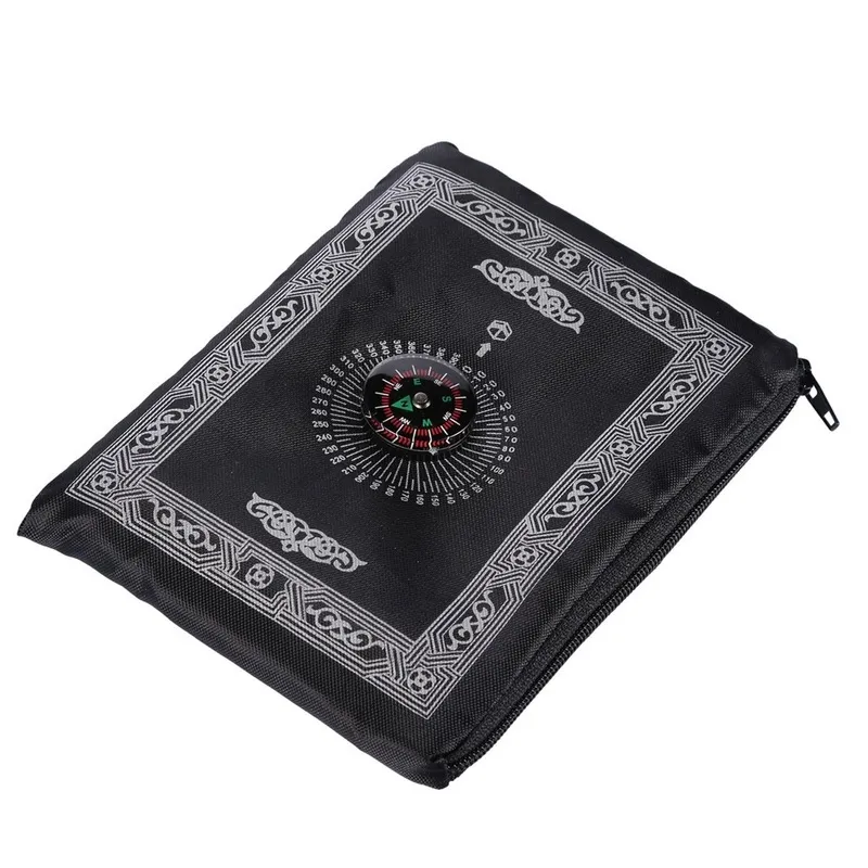 tapis de prière musulman tapis tapis avec boussole portable étanche pocket Poche islamique Tapis arabes Tapis de priere islam 220401