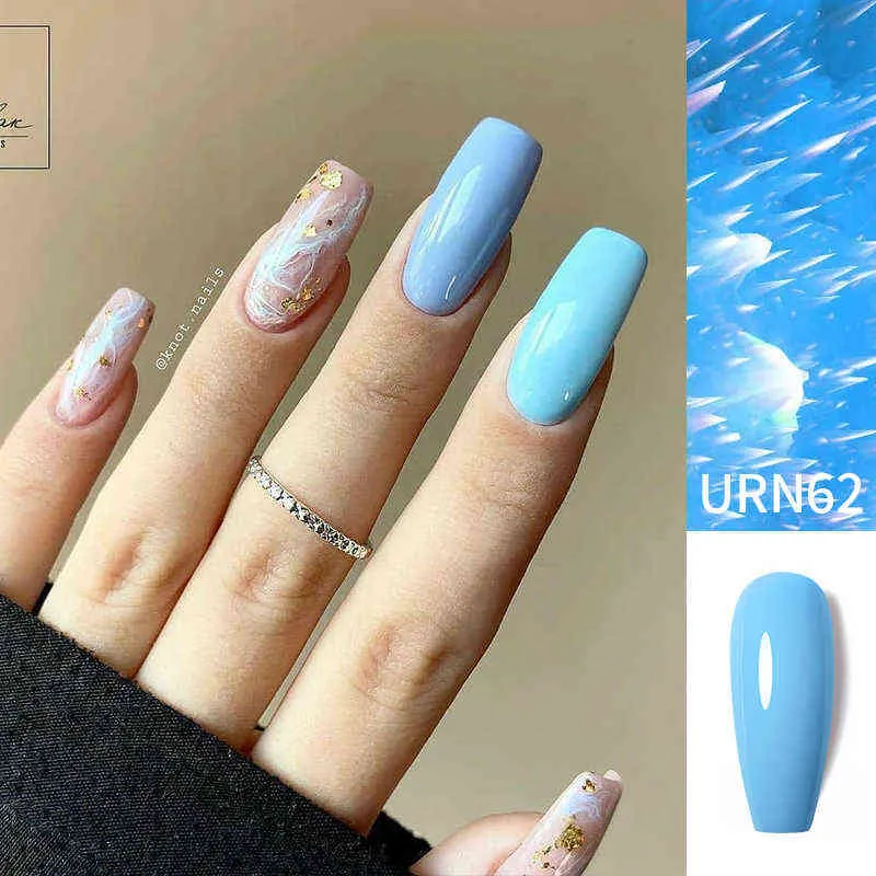 NXY Tırnak Jel Bahar Renk Macaro Lehçe Set Glitter Soak Off UV Vernishes Tüm Manikür Sanatı DIY Tasarım için 0328