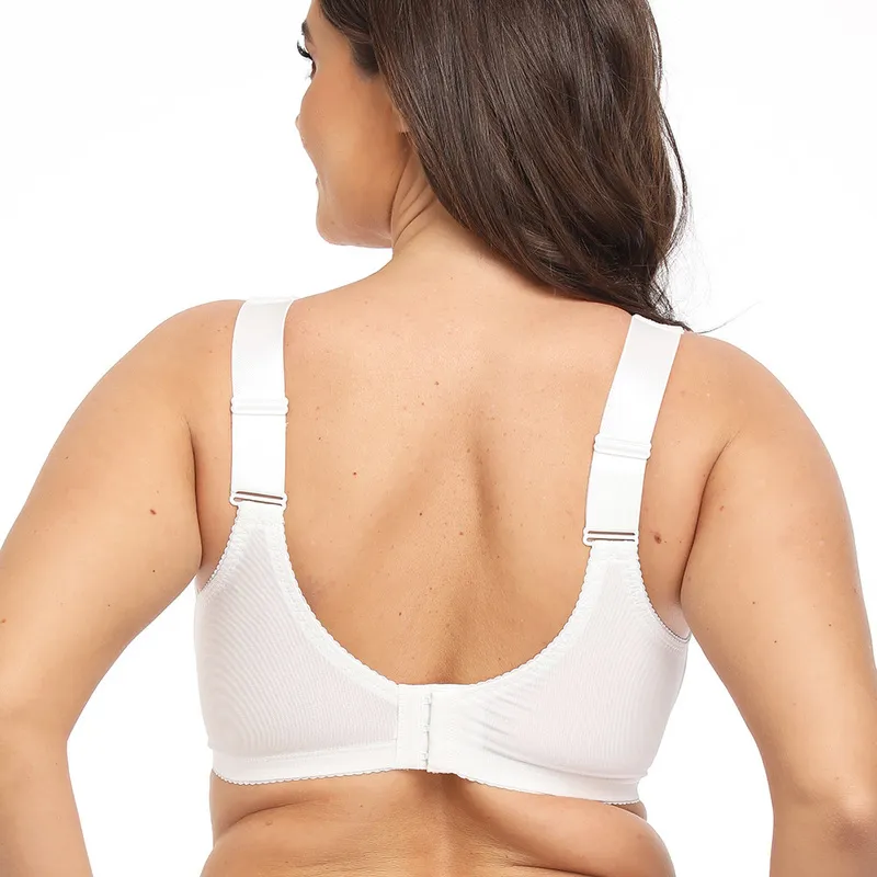 Branco confortável tamanho grande sutiã sem costura sutiã sem fio bralette todos os dias floral fino cobertura completa plus size sutiãs b c d e f g h i 220519