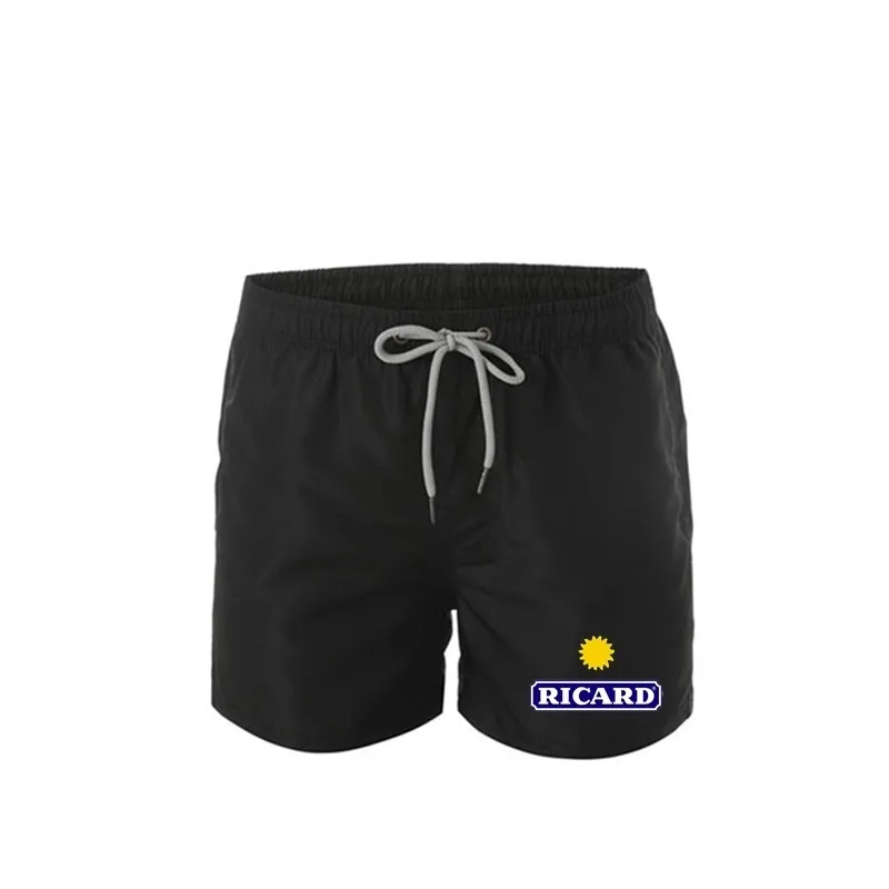 Ricard Beach Men Magical Color Change Swimming Short Trunks Summer Swimsuit Badkläder Shorts Quick Dry 220623