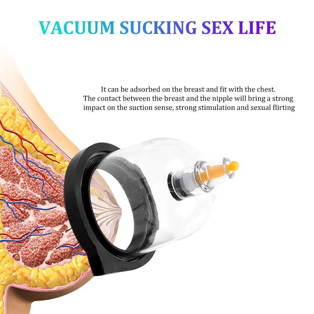 BDSM Electric Shock Nipples Sucker Vacuum Twist Pump Clitoris Stimulator Body Massager Breast Enhancer Sexig leksak för kvinna