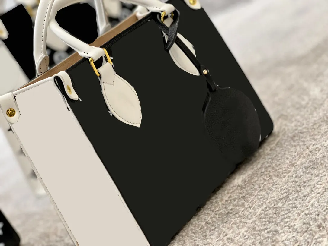 디자이너 Onthego Bag 대용량 핸드백 패션 가죽 어깨 어깨 럭셔리 여성 핸들 레이디 쇼핑 핸드 백