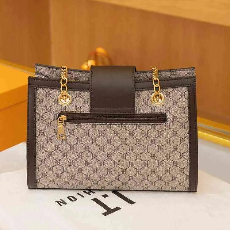 Handbag Light luxury women's bag 2022 new high-capacity high-end chain portable temperament versatile sling shoulder diagonal bag women