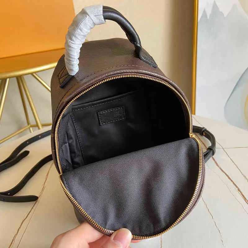 Top quality mini backpack canvas school bags fashion women rucksack genuine leather shoulder bag female knapsack