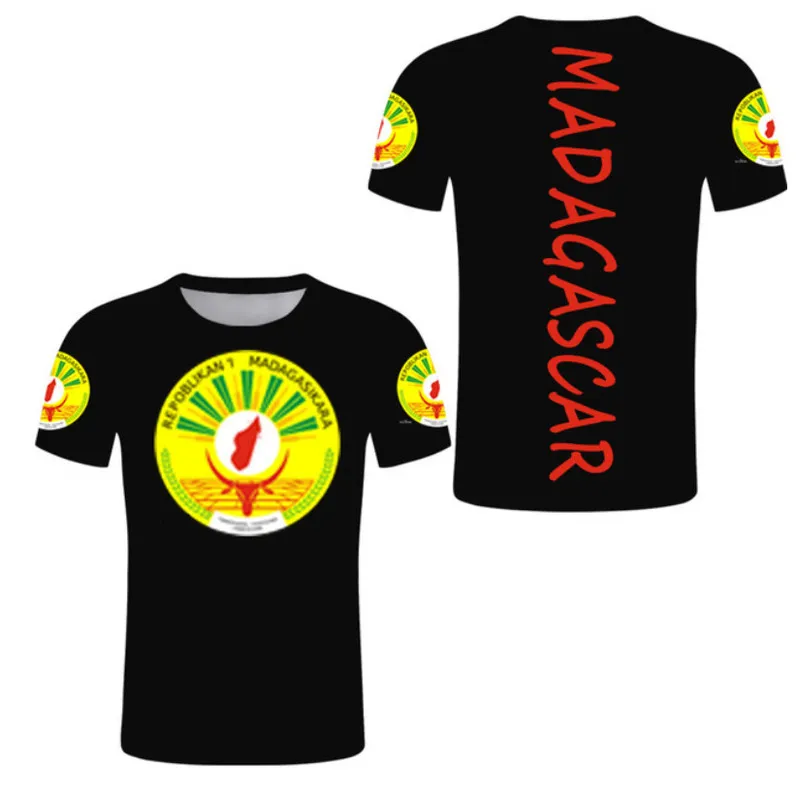 Madagascar DIY T -shirt Anpassade män S Mad Christine Bull Animal Color Blocking Tshirts Summerkläder 220616