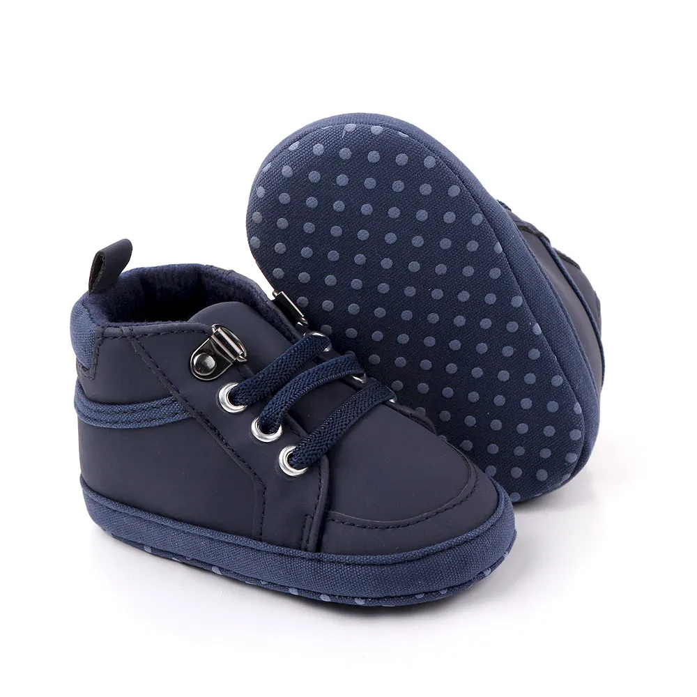 Scarpe neonati Stivali neonati con suola morbida Neonata Ragazzo Bambini Primi camminatori Sneakers con suola morbida neonato