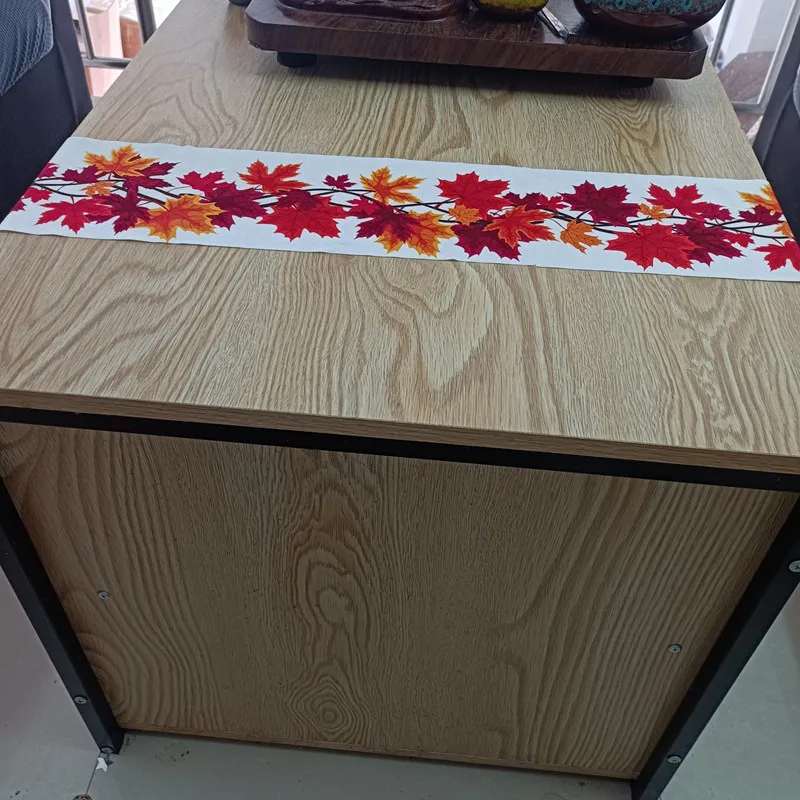 Mesa de ação de graças corredor abóbora maple folhas férias cozinha mesa de jantar decoração outono para ao ar livre festa em casa decor3380017